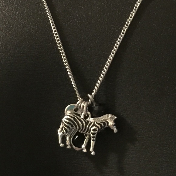 zebra necklace